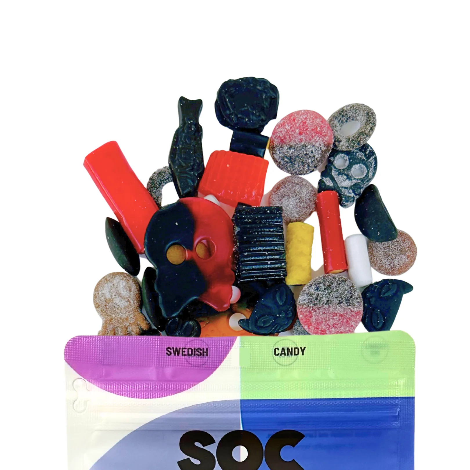 Licorice Mix Swedish Candy Pouch - Image 4