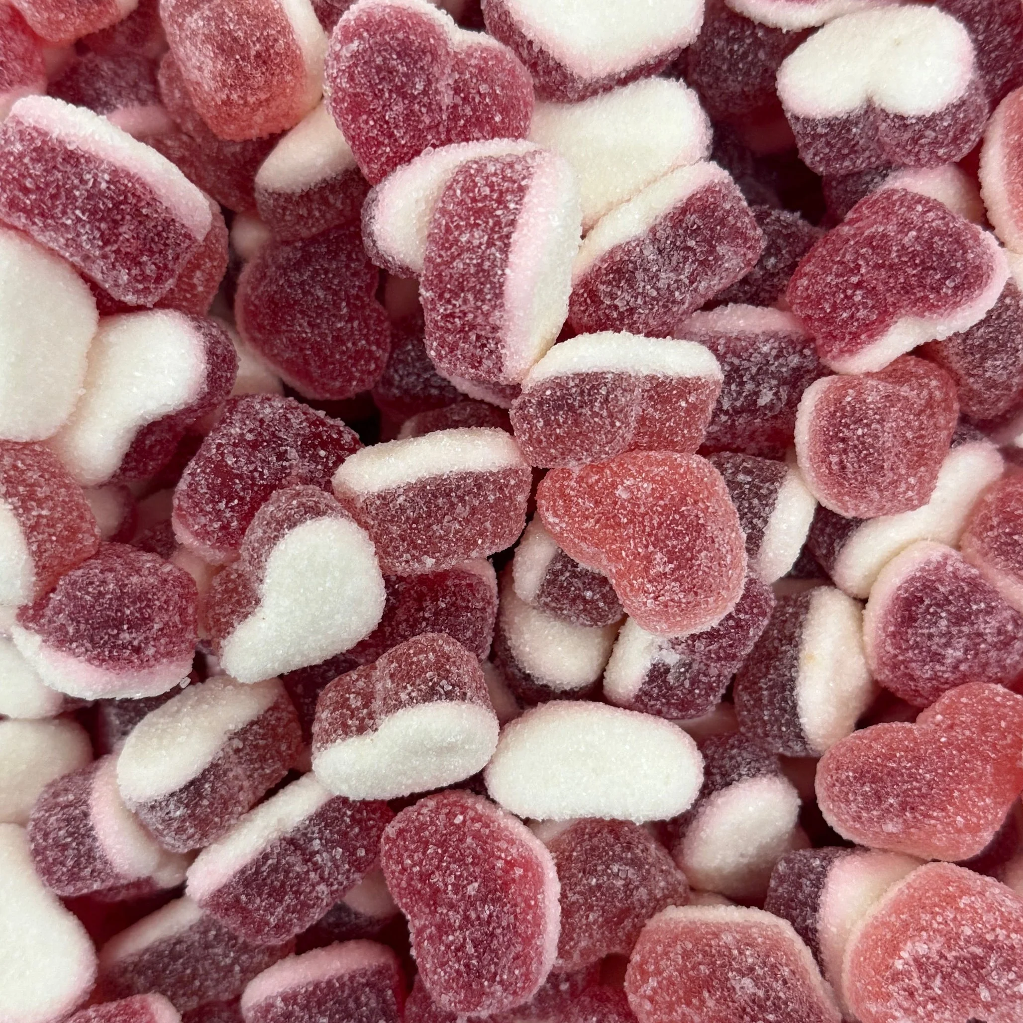 Sour Raspberry Hearts