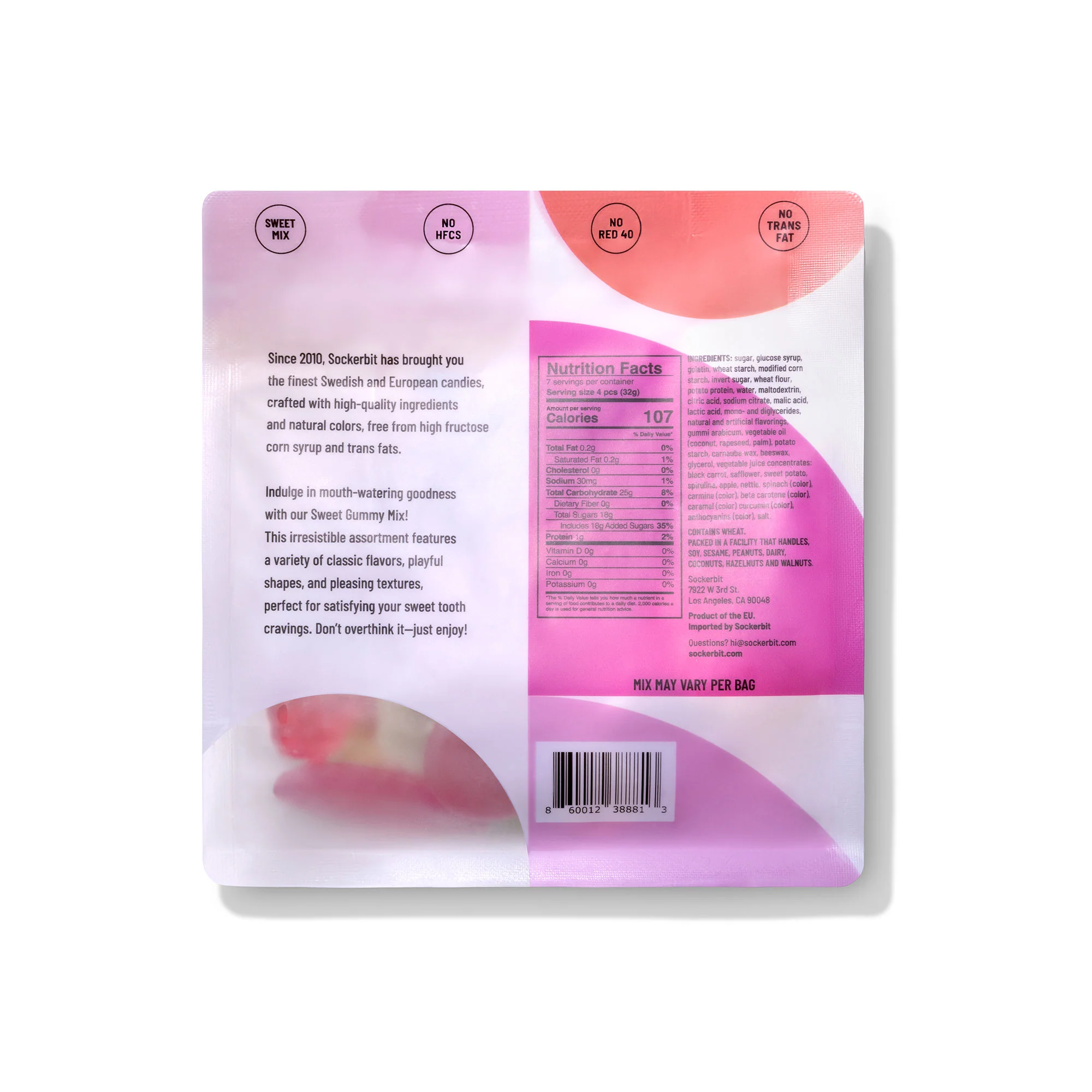 Sweet Mix Swedish Candy Pouch - Image 2